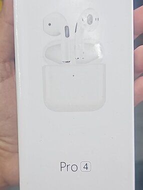 Pro 4 Mini TWS Wireless Bluetooth Earbuds White - Brand New